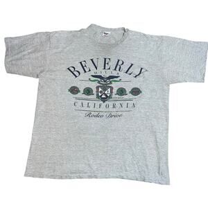 Vintage 90s Beverly Hills Rodeo Drive single stitch graphic t-shirt sz XL